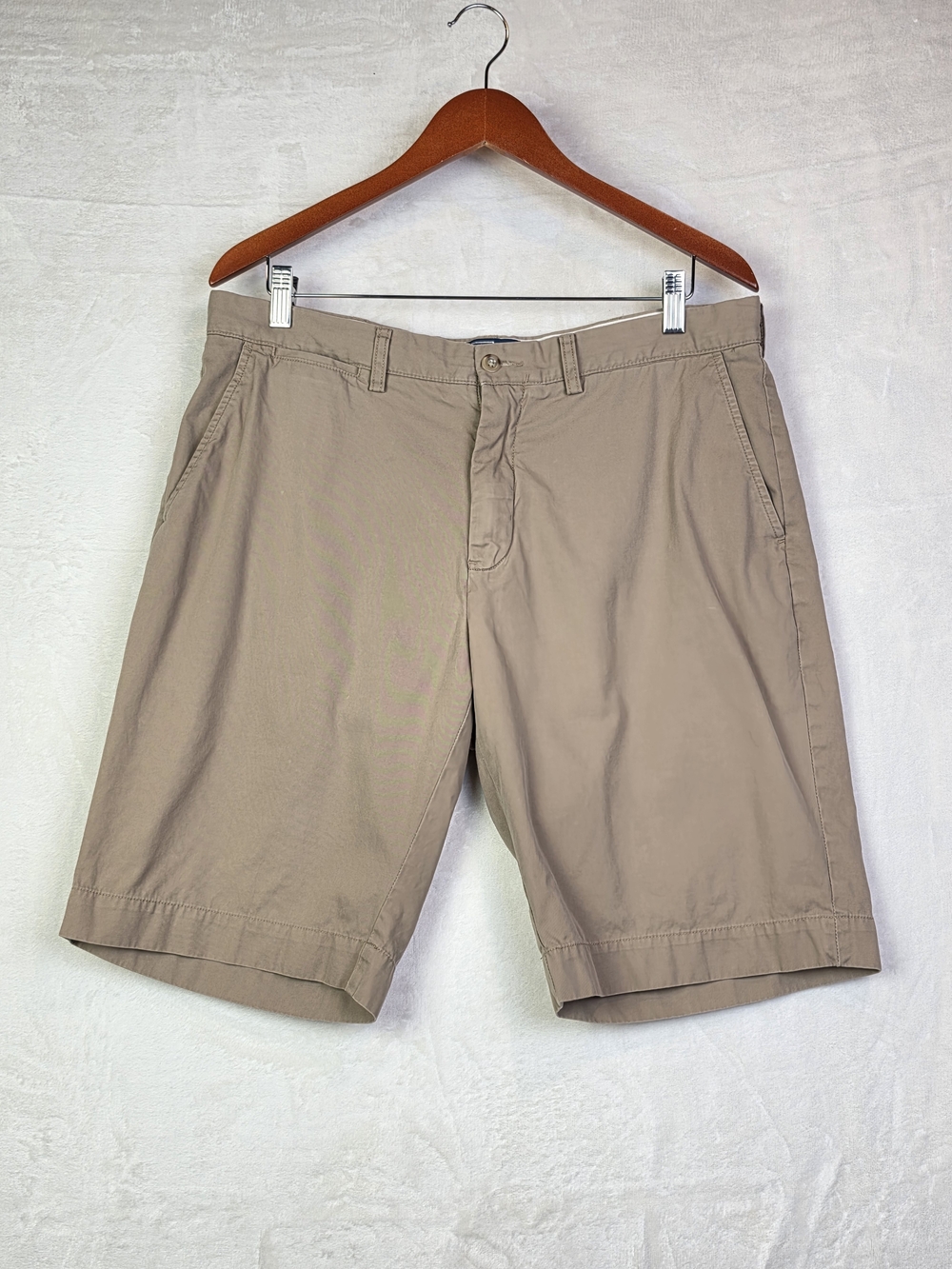 Polo Ralph Lauren Chino Shorts Mens 36 Khaki Cotton Casual Preppy